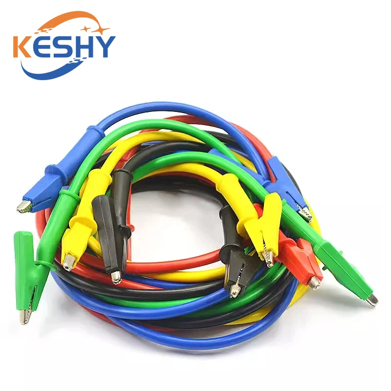 1M Alligator Clip Line Multimeter Probe Alligator Clip Test Lead Copper Insulated Crocodile Line Tester cable General Purpose
1M Alligator Clip Line Multimeter Probe Alligator Clip Test Lead Copper Insulated Crocodile Line Tester cable General Purpose