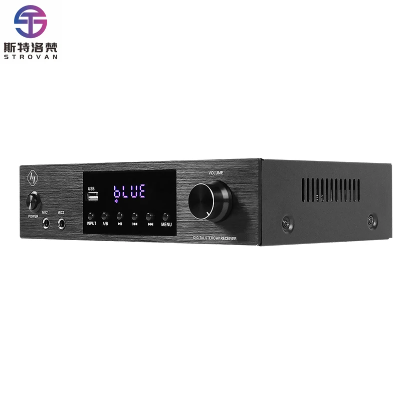 High Power LED Display HD Home Karaoke Amplifier with A/B/A+8 KTV-200
High Power LED Display HD Home Karaoke Amplifier with A/B/A+8 KTV-200