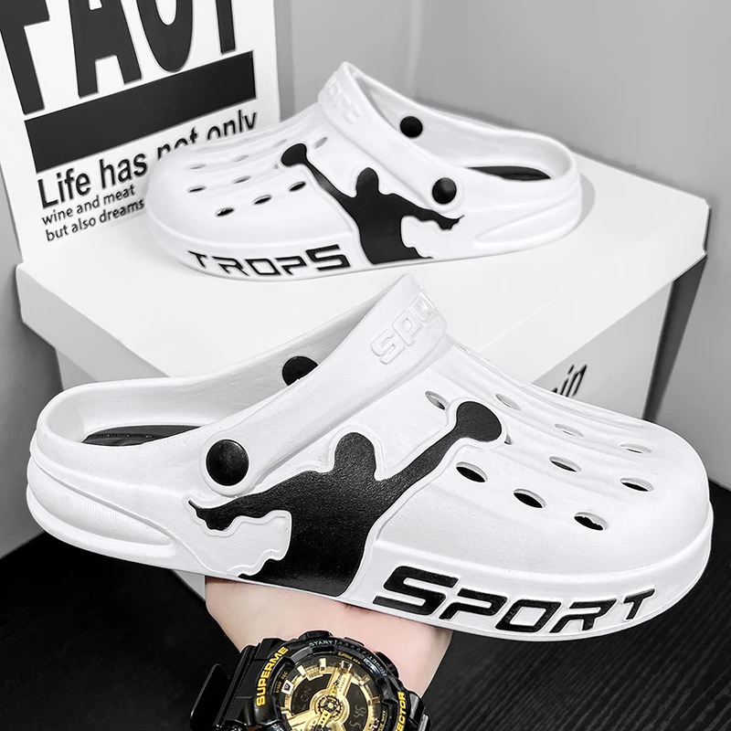 Men's Slippers EVA Hole Mens Mules Non-Slip Slippers thick Soft Platform Slide Fashion Comfortable Men's Sandals Summer Shoes
Men's Slippers EVA Hole Mens Mules Non-Slip Slippers thick Soft Platform Slide Fashion Comfortable Men's Sandals Summer Shoes