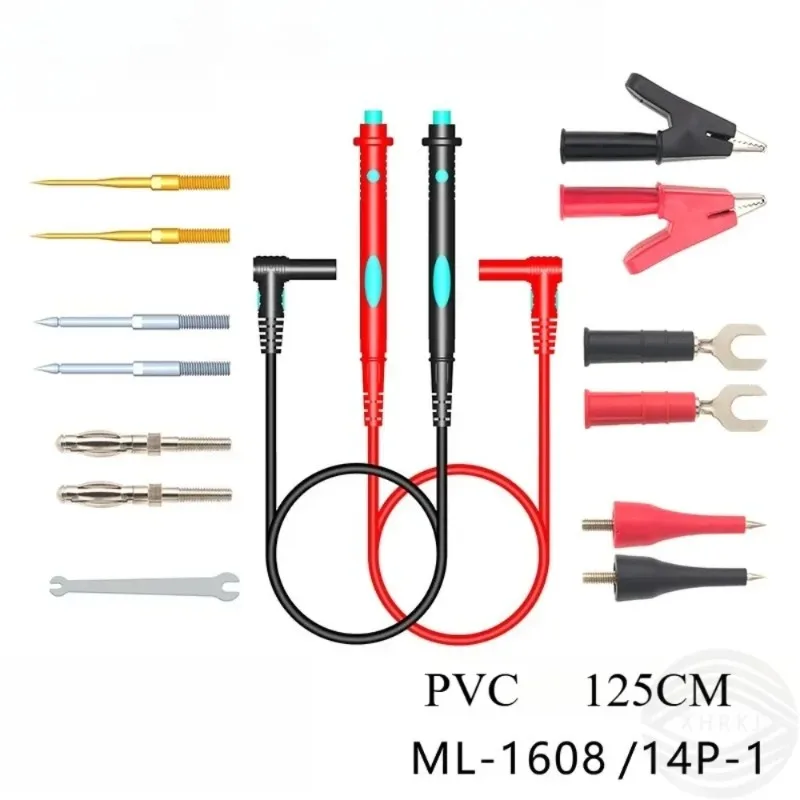 Lyr Multi Functional Interchangeable Needle Multimeter Testing Lead Sleeve with Crocodile Clip Testing Tweezers Wire Piercing Pr
Lyr Multi Functional Interchangeable Needle Multimeter Testing Lead Sleeve with Crocodile Clip Testing Tweezers Wire Piercing Pr