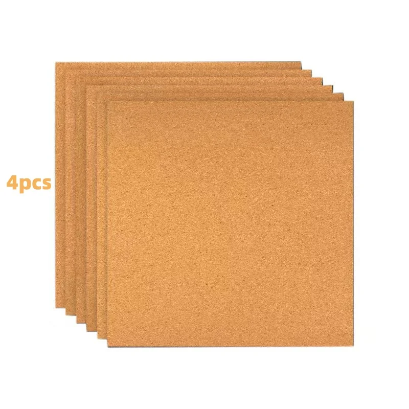 4-Piece Set of Square Cork Boards with Adhesive Backing, Size 12inch X 12inch (30*30cm), Thickness 6mm (0.236in), Suitable for Self-Adhesive Bulletin Boards on Walls, Cork Board Panels, Can Be Used for Schools, Offices, and Home Decoration
4-Piece Set of Square Cork Boards with Adhesive Backing, Size 12inch X 12inch (30*30cm), Thickness 6mm (0.236in), Suitable for Self-Adhesive Bulletin Boards on Walls, Cork Board Panels, Can Be Used for Schools, Offices, and Home Decoration