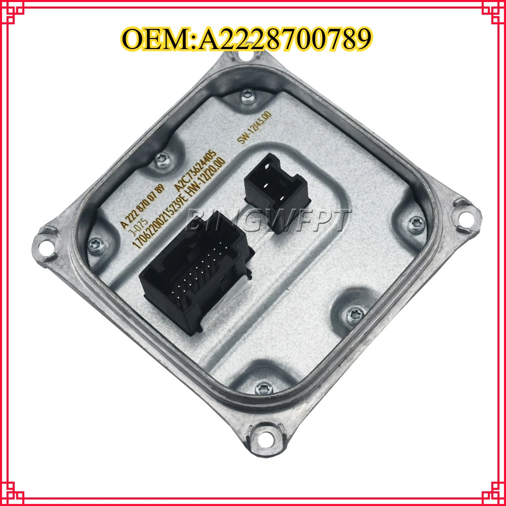 High Quality A2228700789 2228700789 LED Headlight Ballast Control Module For Mercedes Benz W166 W205 W212 W222
High Quality A2228700789 2228700789 LED Headlight Ballast Control Module For Mercedes Benz W166 W205 W212 W222