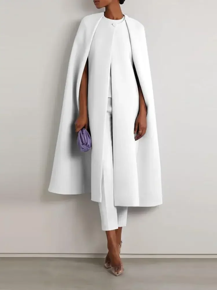 UOOZEE 2025 New Spring Solid Color Cloak Sleeves Cape & Elastic High Waist Straight Leg Pants Suits Elegant Party Two Piece Sets
UOOZEE 2025 New Spring Solid Color Cloak Sleeves Cape & Elastic High Waist Straight Leg Pants Suits Elegant Party Two Piece Sets
