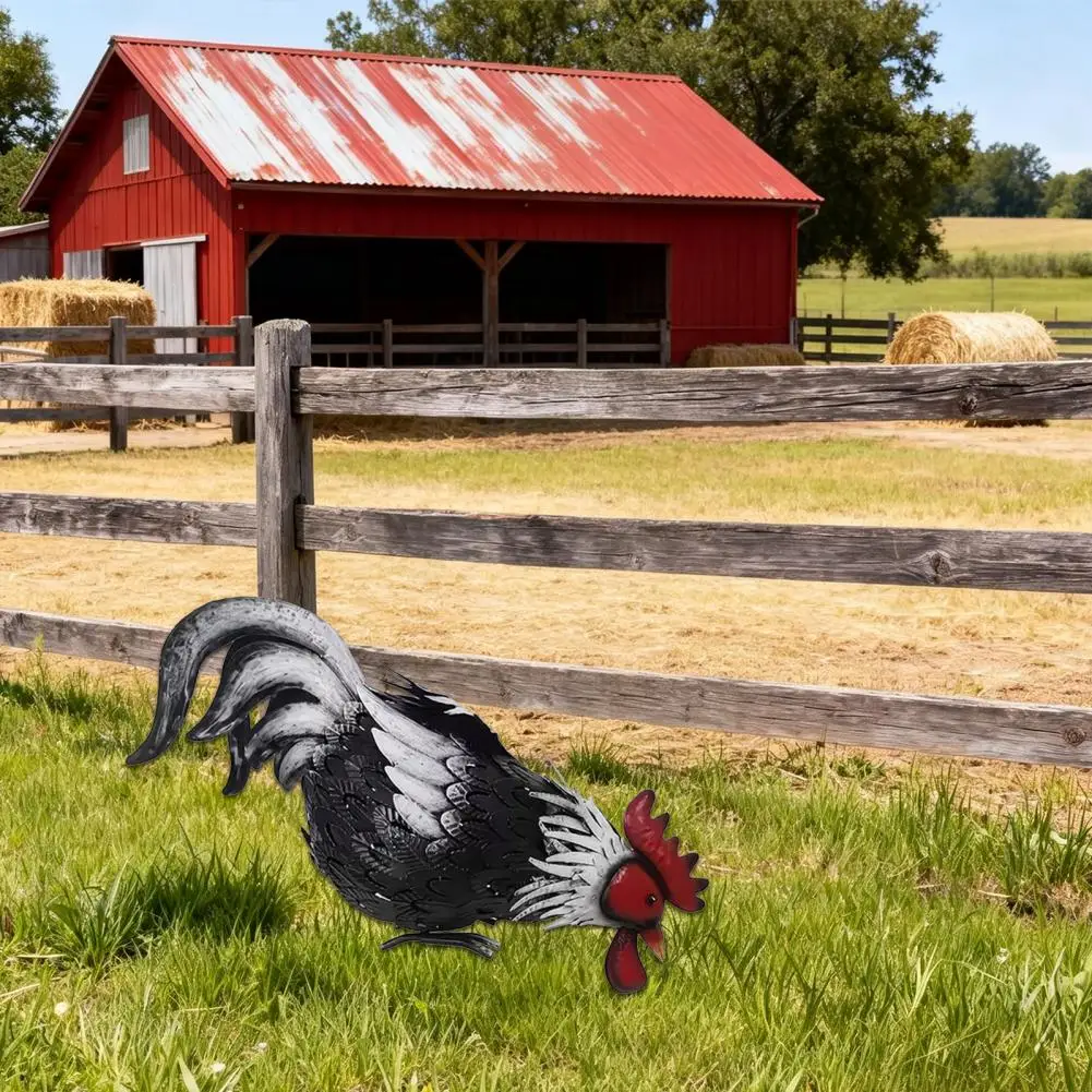 Funny Rooster Yard Art Metal Rooster Yard Art Sculpture Outdoor Chicken Garden Statue Decorative Metal Backyard for Kitchen
Funny Rooster Yard Art Metal Rooster Yard Art Sculpture Outdoor Chicken Garden Statue Decorative Metal Backyard for Kitchen