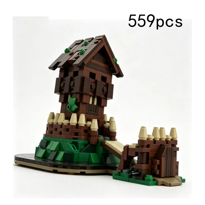 MOC Medieval Castle Expansion Watchtower Small Particle Assembly Building Blocks Wooden House Building Model Toy 559pcs
MOC Medieval Castle Expansion Watchtower Small Particle Assembly Building Blocks Wooden House Building Model Toy 559pcs