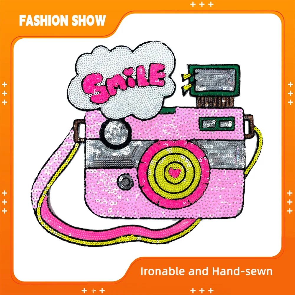 Hot Selling Camera Sequin Embroider Cloth Stickers DIY Hot Melt Glue Denim Clothes Hot Melt Glue Ironing Decorative Stickers Clothing Accessories Embroider
Hot Selling Camera Sequin Embroider Cloth Stickers DIY Hot Melt Glue Denim Clothes Hot Melt Glue Ironing Decorative Stickers Clothing Accessories Embroider