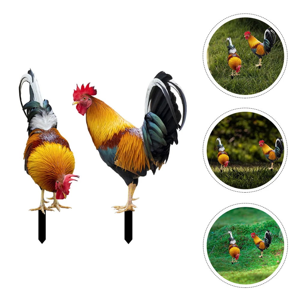 Simulated Rooster Decoration Chicken Yards Acrylic Garden Animal Signs Durable Outdoor Yard naments Lawn Art Gifts
Simulated Rooster Decoration Chicken Yards Acrylic Garden Animal Signs Durable Outdoor Yard naments Lawn Art Gifts