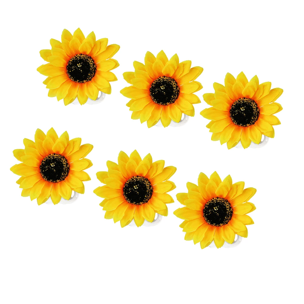 6pcs Sunflower Hair Clip Stylish Daily Life Decoration Fashion Wedding Party Gift Durable Material Unique Design Hair
6pcs Sunflower Hair Clip Stylish Daily Life Decoration Fashion Wedding Party Gift Durable Material Unique Design Hair