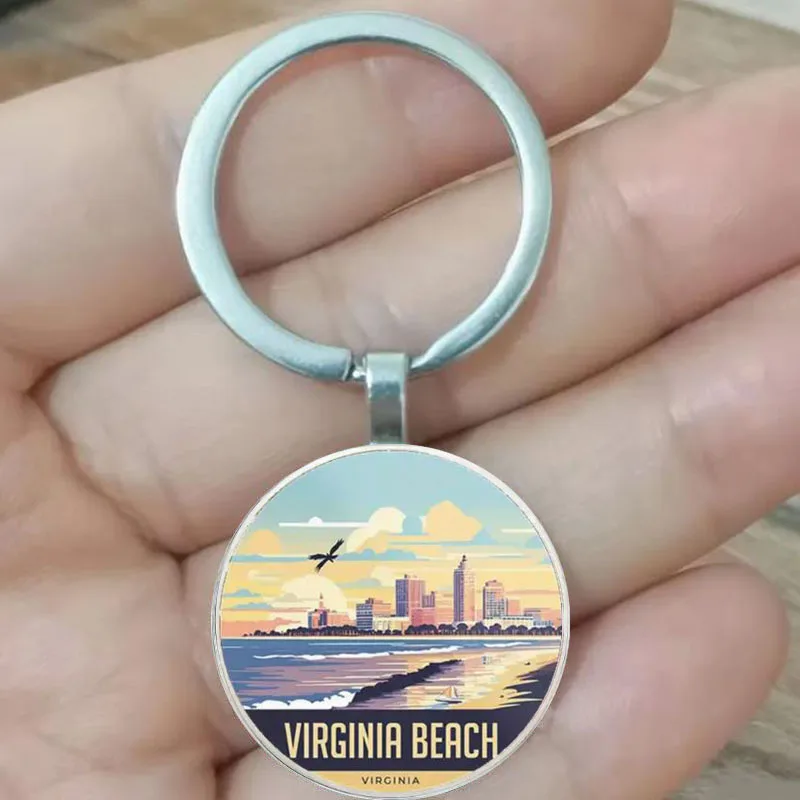 Virginia Beach City Scenery Keychain Travel Souvenir Gift, Birthday, Anniversary, Festival Gift
Virginia Beach City Scenery Keychain Travel Souvenir Gift, Birthday, Anniversary, Festival Gift