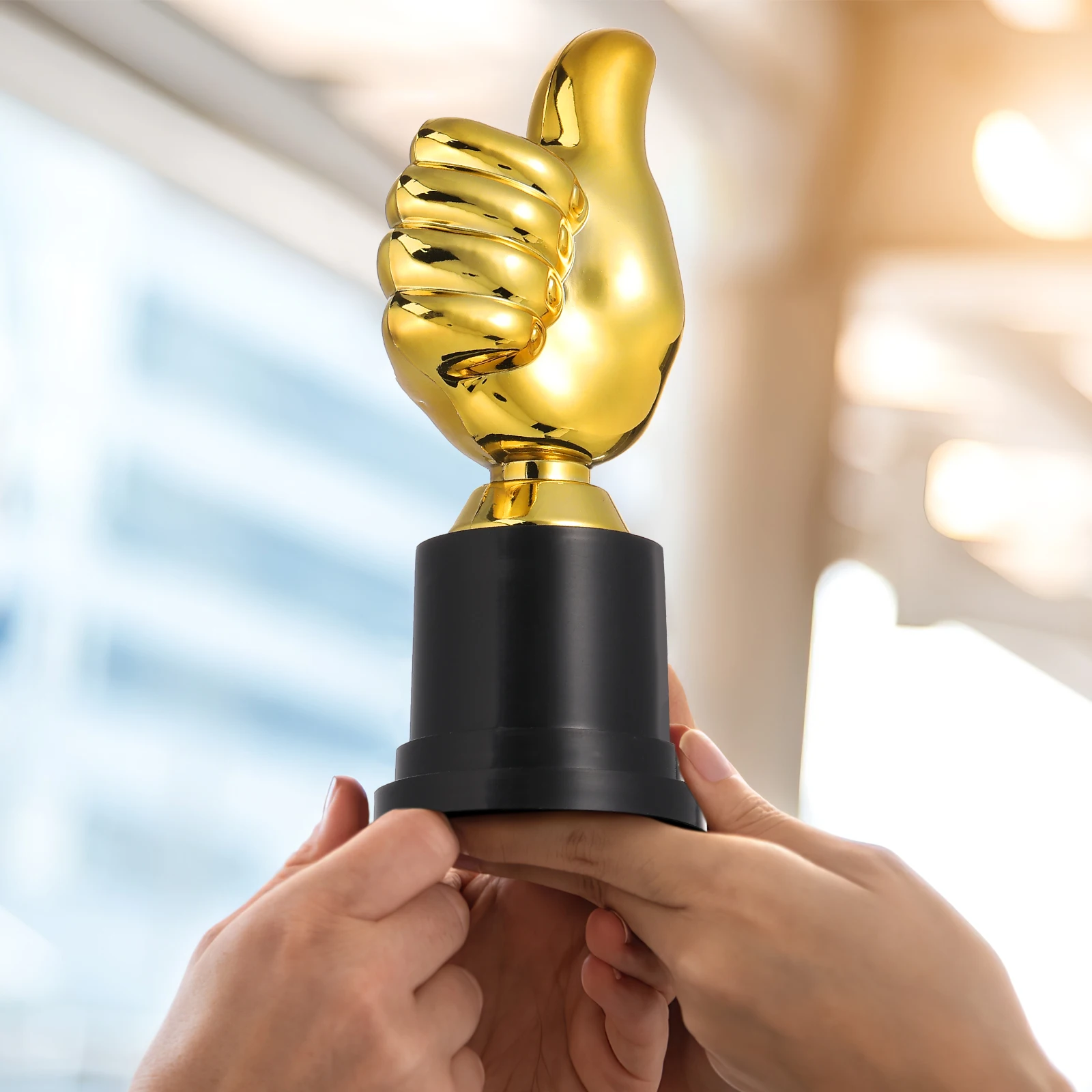 6Pcs Stable Placement Mini Trophies Plastic Award Trophy for Various Occasions Thumbs Up Trophies Thumb Trophy 
6Pcs Stable Placement Mini Trophies Plastic Award Trophy for Various Occasions Thumbs Up Trophies Thumb Trophy