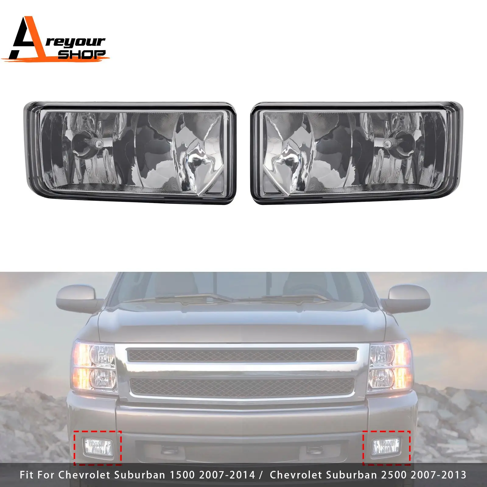 Пара противотуманных фар с лампочками для Chevy Tahoe Sierra 2007, 2008, 2009, 2010, 2011, 2012, 2013, 2014, 2015, прозрачные линзы
Пара противотуманных фар с лампочками для Chevy Tahoe Sierra 2007, 2008, 2009, 2010, 2011, 2012, 2013, 2014, 2015, прозрачные линзы