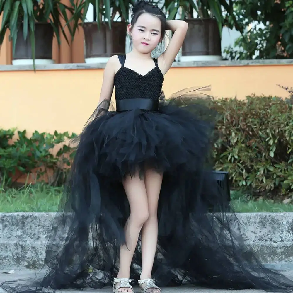 V-neck High Low Long Princess Dresses for Girls Kids Wedding Party Ball Gown Flower Girl Bridesmaid Costumes with Big Long Trail
V-neck High Low Long Princess Dresses for Girls Kids Wedding Party Ball Gown Flower Girl Bridesmaid Costumes with Big Long Trail