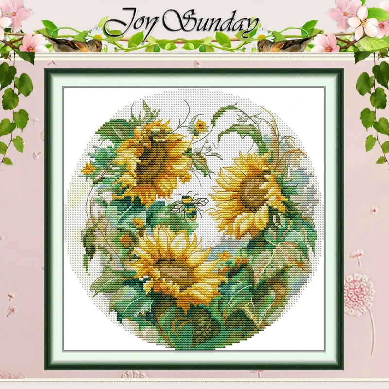 Sunflower Flower Patterns Counted Cross Stitch Set DIY 11CT 14CT 16CT Stamped DMC Cross-stitch Kit Embroidery Needlework Crafts
Sunflower Flower Patterns Counted Cross Stitch Set DIY 11CT 14CT 16CT Stamped DMC Cross-stitch Kit Embroidery Needlework Crafts