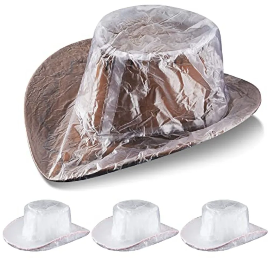 Geyoga 4 Pieces Cowboy Hat Rain Covers Plastic Protectors Cowboy Hat Covers for Storage Gray X Large
Geyoga 4 Pieces Cowboy Hat Rain Covers Plastic Protectors Cowboy Hat Covers for Storage Gray X Large