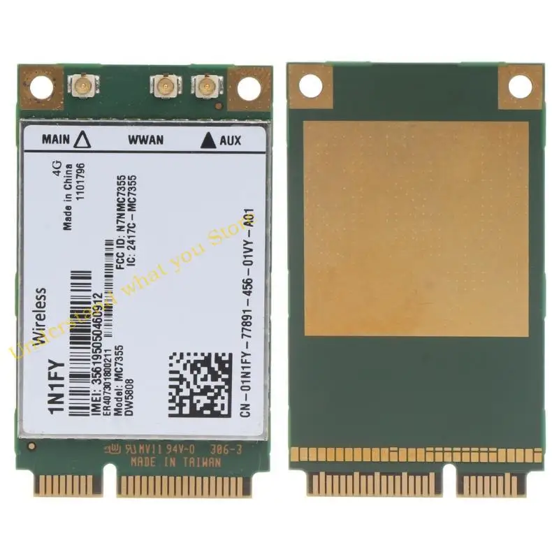 J60A Wireless MC7355 MINI PCIE LTE HSPA+ GPS 100 Мбит/с. Модуль 4G для 1N1FY DW5808 DELL1900 850 700 (B17)/700
J60A Wireless MC7355 MINI PCIE LTE HSPA+ GPS 100 Мбит/с. Модуль 4G для 1N1FY DW5808 DELL1900 850 700 (B17)/700