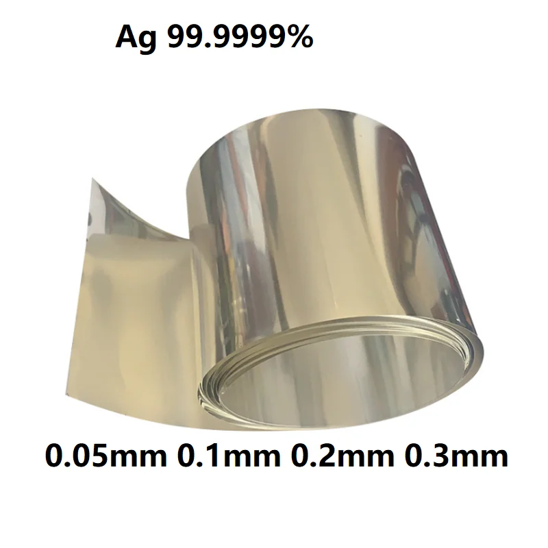 0.05mm 0.1mm 0.2mm 0.3mm Ag 99.99% silver sheet silver plate experiment silver foil scientific silver belt DIY silver material
0.05mm 0.1mm 0.2mm 0.3mm Ag 99.99% silver sheet silver plate experiment silver foil scientific silver belt DIY silver material
