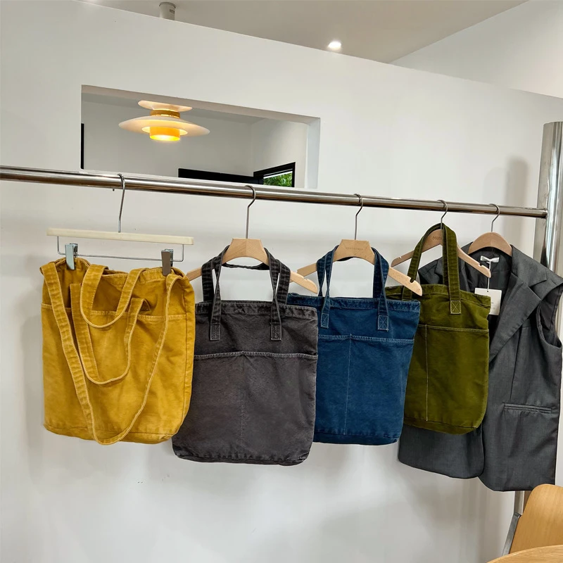 New Korean StyleinsVintage Fashion Washed and Distressed Handheld Crossbody Canvas Bag
New Korean StyleinsVintage Fashion Washed and Distressed Handheld Crossbody Canvas Bag