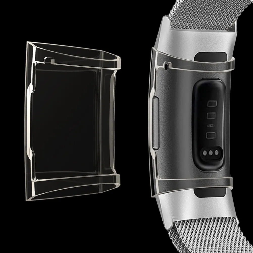 1 шт. защитный чехол для часов из ТПУ, легкий прозрачный корпус, совместимый с Fitbit Charge 3, защитный чехол для умных часов
1 шт. защитный чехол для часов из ТПУ, легкий прозрачный корпус, совместимый с Fitbit Charge 3, защитный чехол для умных часов