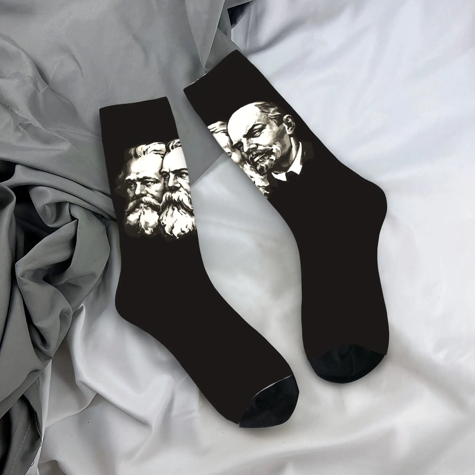 Marx Engels And Lenin Stockings Novelty Socks Couple Comfortable Socks Autumn Outdoor Graphic Non Skid Socks Gift Idea
Marx Engels And Lenin Stockings Novelty Socks Couple Comfortable Socks Autumn Outdoor Graphic Non Skid Socks Gift Idea