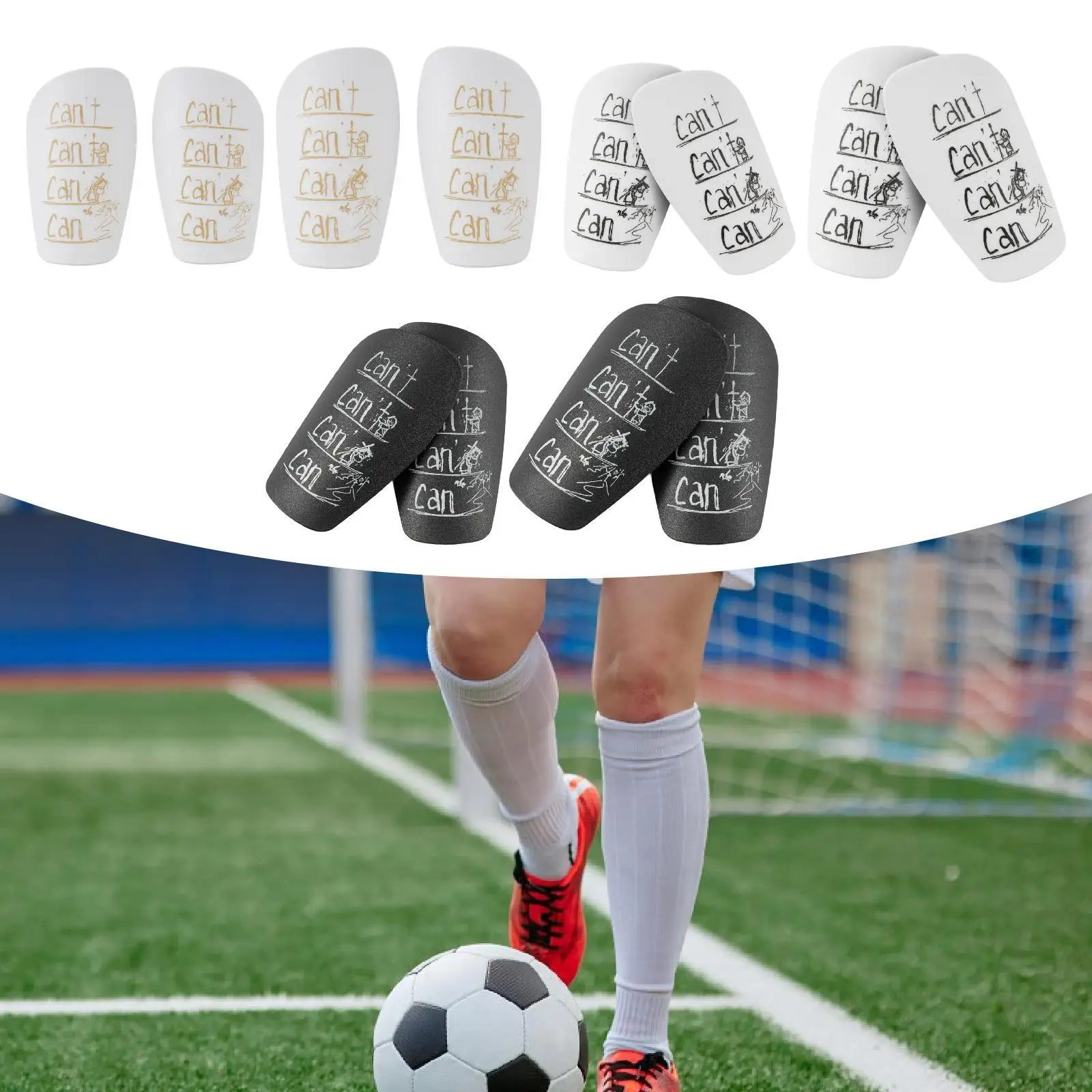 Mini Soccer Shin Guards Comfortable Lightweight Outdoor Sports for Boys Girls Soccer Equipment Portable Shin Pads Leg Protector
Mini Soccer Shin Guards Comfortable Lightweight Outdoor Sports for Boys Girls Soccer Equipment Portable Shin Pads Leg Protector