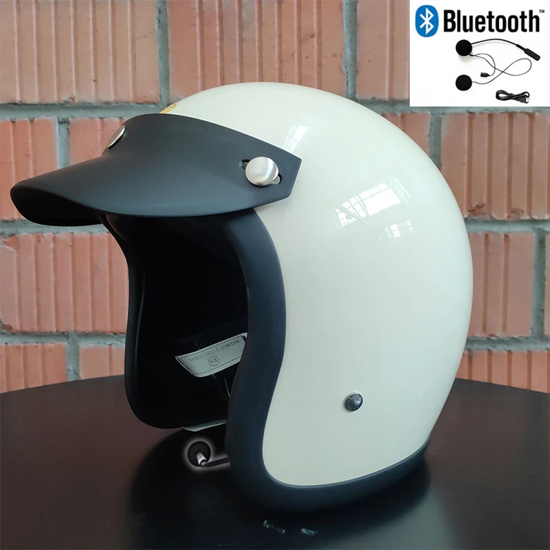Retro Japanese Style Bluetooth Motorcycle Helmet TT&COCASCOS Cafe Racer Helmet Motocross Vintage Equipment Open Face Capacete
Retro Japanese Style Bluetooth Motorcycle Helmet TT&COCASCOS Cafe Racer Helmet Motocross Vintage Equipment Open Face Capacete