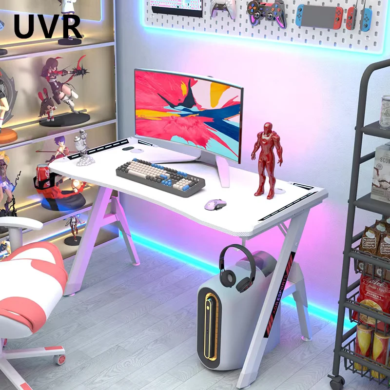 UVR Student Desk Home Computer Desk Game Computer Desk with RGB Lamp Study Desk Desktop Game Computer Esports Desk Furniture
UVR Student Desk Home Computer Desk Game Computer Desk with RGB Lamp Study Desk Desktop Game Computer Esports Desk Furniture