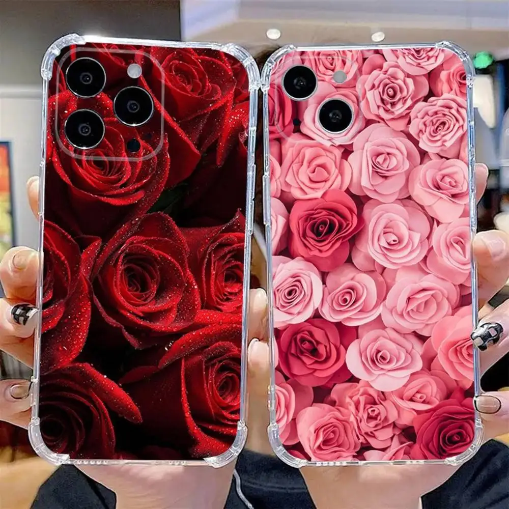 Red Rose Flower Colorful Phone Case For iPhone 16,15,14,13,12,11 Pro,Max,Plus,X,XS,XR,SE,Mini Transparent Silicone Soft
Red Rose Flower Colorful Phone Case For iPhone 16,15,14,13,12,11 Pro,Max,Plus,X,XS,XR,SE,Mini Transparent Silicone Soft