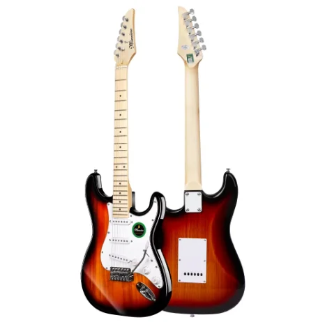 OEM ST Custom Logo Guitarra Electrica Supplier DIY Kit 6 Strings Personalized Basswood Promotional Electric Guitar
OEM ST Custom Logo Guitarra Electrica Supplier DIY Kit 6 Strings Personalized Basswood Promotional Electric Guitar
