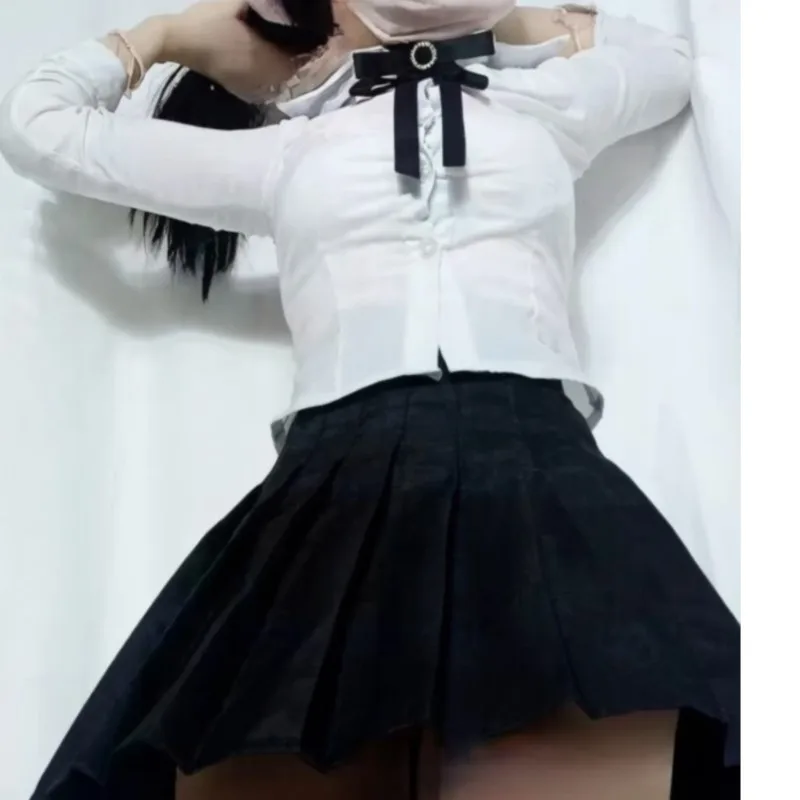 Size 55-130cm Handmade Silicone Doll JK Outfit White Shirt Pleated Skirt Bow Tie Socks Soft Elasticity Colorfast Doll Clothing
Size 55-130cm Handmade Silicone Doll JK Outfit White Shirt Pleated Skirt Bow Tie Socks Soft Elasticity Colorfast Doll Clothing