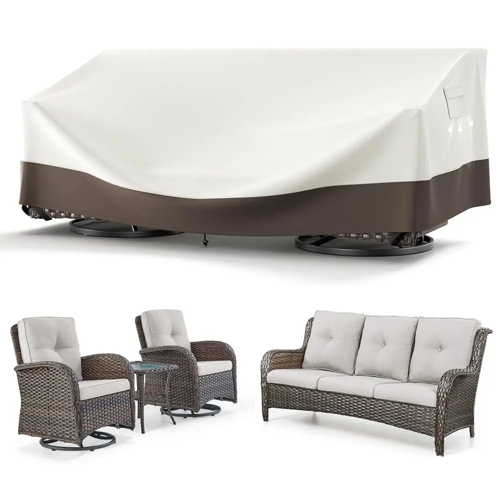 Outdoor Furniture Cover 1 Pa For One Of The 2 Chairs/3 Pieces Set/Sofa - Waterproof 600D Ox Fabric Heavy Duty Patio Rocker
Outdoor Furniture Cover 1 Pa For One Of The 2 Chairs/3 Pieces Set/Sofa - Waterproof 600D Ox Fabric Heavy Duty Patio Rocker