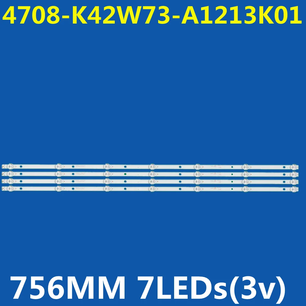 LED Backlight Strip 7lamp For K420WD73 A1 4708-K42W73-A1213K01 K420UDB 42PUF6052 42PFT4001/60 42PFF5201/T3 LE42E6850 LE42E1900
LED Backlight Strip 7lamp For K420WD73 A1 4708-K42W73-A1213K01 K420UDB 42PUF6052 42PFT4001/60 42PFF5201/T3 LE42E6850 LE42E1900