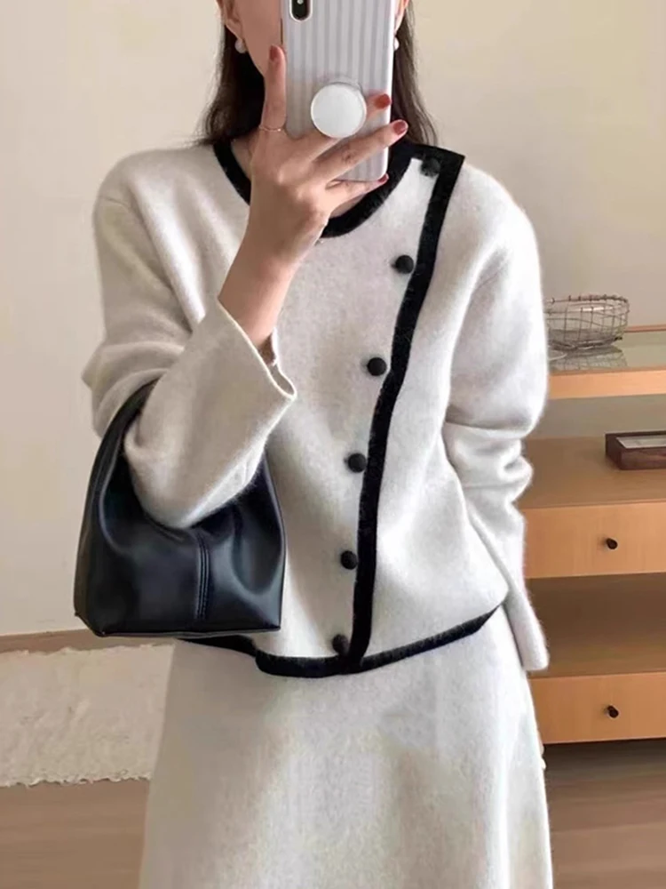 Comfortable Woolen Knitted Sweater round Ne Pullover Slimming Camere Autumn Faion Color Blo Design Korean Sle Long ...
Comfortable Woolen Knitted Sweater round Ne Pullover Slimming Camere Autumn Faion Color Blo Design Korean Sle Long ...