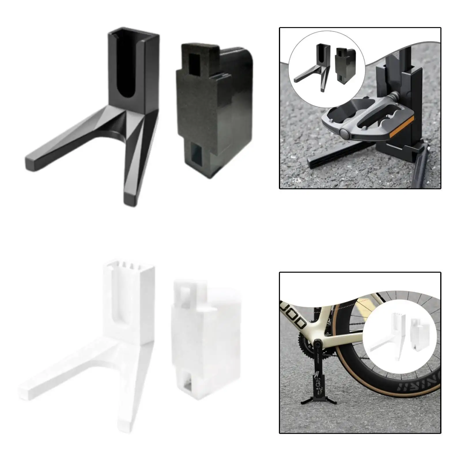 Portable ABS Bicycle Pedal Support Stand Non Slip Floor Storage Rack for Folding Bike Frame
Portable ABS Bicycle Pedal Support Stand Non Slip Floor Storage Rack for Folding Bike Frame