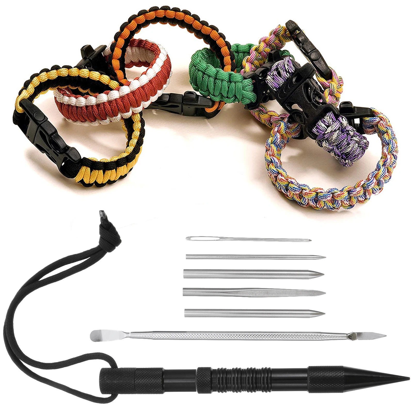 7pcs Lacing Stitching Weaving Needles Smoothing Tools Durable Work Kit Portable Bracelet Diy Set For Friends Family
7pcs Lacing Stitching Weaving Needles Smoothing Tools Durable Work Kit Portable Bracelet Diy Set For Friends Family