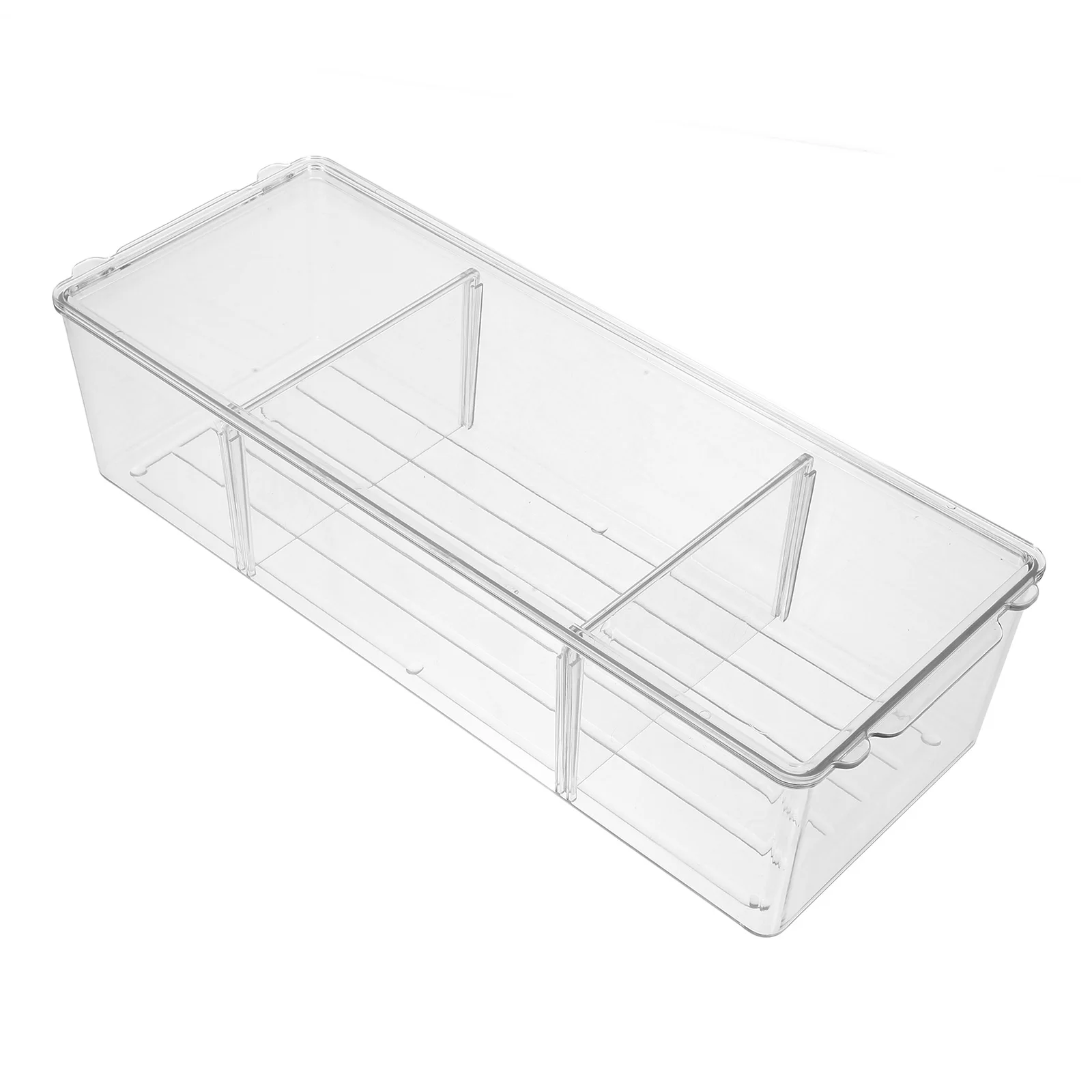 Transparent 3-Section Large Capacity Storage Box with Lid Dividers for Desktop Organization Plastic Medicine Container
Transparent 3-Section Large Capacity Storage Box with Lid Dividers for Desktop Organization Plastic Medicine Container