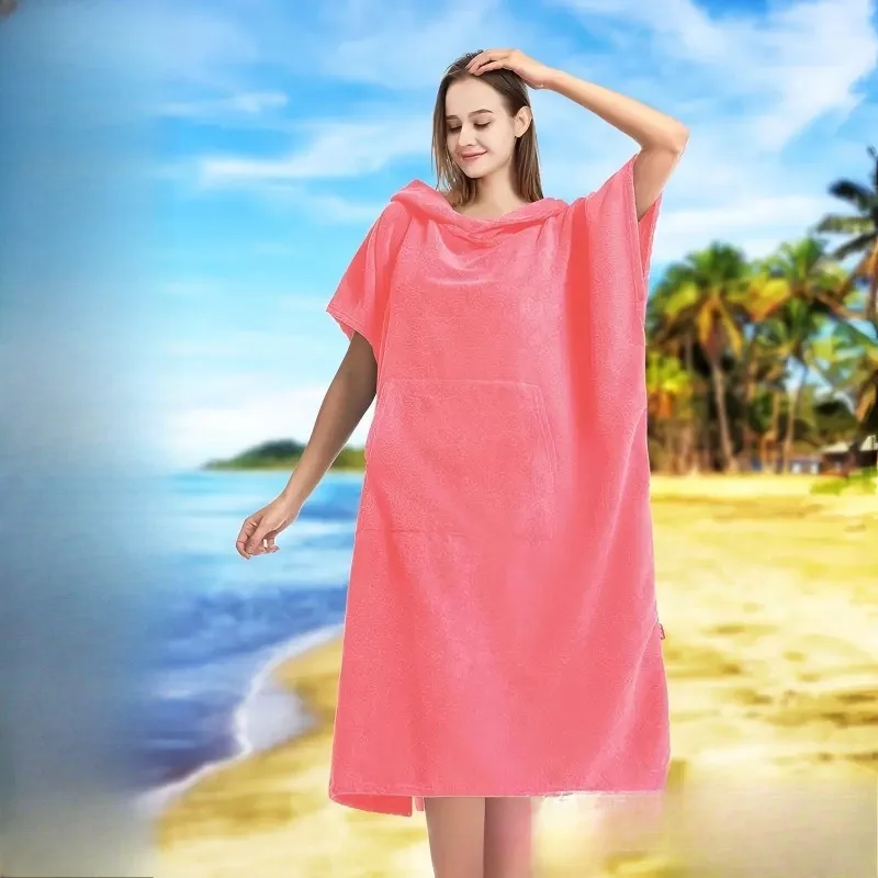 Fast Drying Hooded Bath Towel Poncho for Men Women Swim Surf and Beach
Fast Drying Hooded Bath Towel Poncho for Men Women Swim Surf and Beach