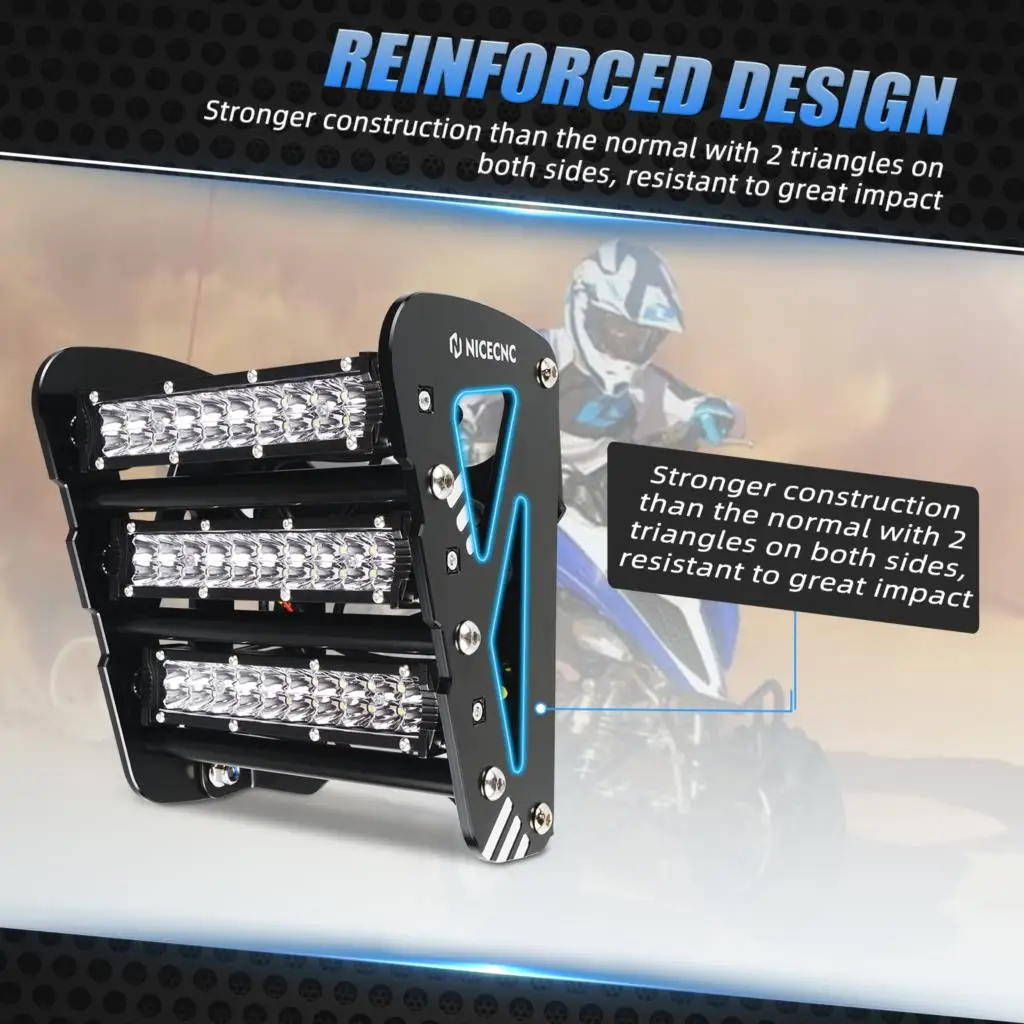 For Raptor 700R ATV LED Front Bumper Lights Kit For Yamaha Raptor 700 700R 2013-2023 Waterproof 60W 2160L Ultra-Bright Beads
For Raptor 700R ATV LED Front Bumper Lights Kit For Yamaha Raptor 700 700R 2013-2023 Waterproof 60W 2160L Ultra-Bright Beads