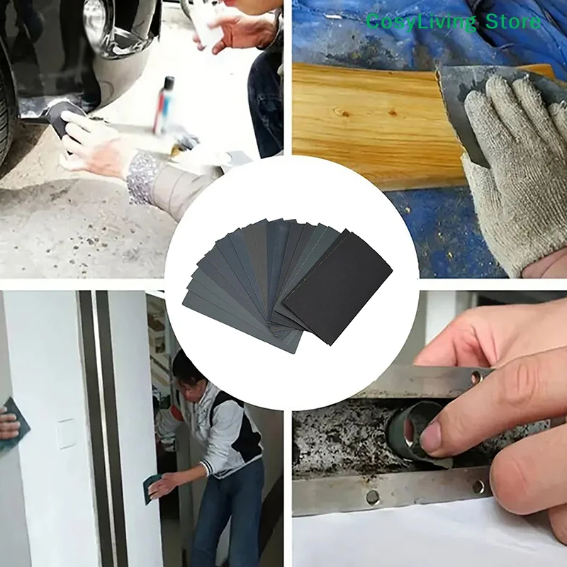 15/18Pcs Water/Dry Sanding Paper Abrasive Polishing Tools Sandpaper Kit 400/600/800/1000/1200/15002000/2500/3000 Grit Sandpaper
15/18Pcs Water/Dry Sanding Paper Abrasive Polishing Tools Sandpaper Kit 400/600/800/1000/1200/15002000/2500/3000 Grit Sandpaper