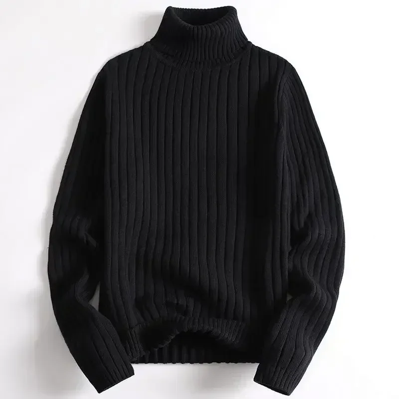 American Style Simple and Casual Warm Solid Color Turtleneck Knitted Pullover Sweater for Young Men in Autumn and Winter.
American Style Simple and Casual Warm Solid Color Turtleneck Knitted Pullover Sweater for Young Men in Autumn and Winter.