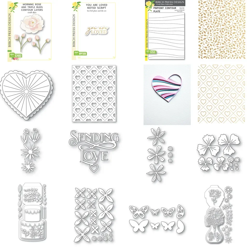 Butterfly 2023 Valentine's Day Metal Cutting Dies Hot Foil Scrapbooking Photo Album Decorative Embossing DIY Make Paper Cards
Butterfly 2023 Valentine's Day Metal Cutting Dies Hot Foil Scrapbooking Photo Album Decorative Embossing DIY Make Paper Cards