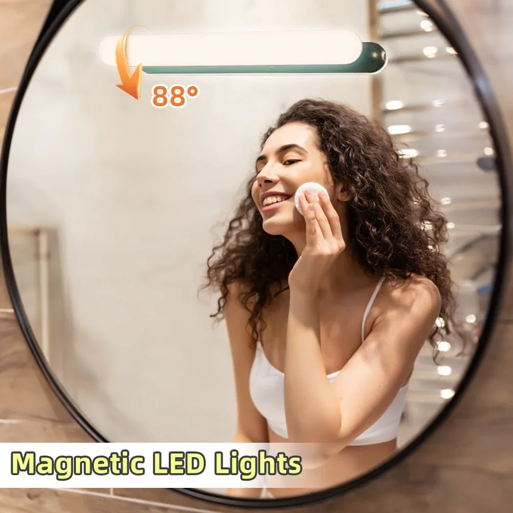 LED Makeup Lamp Light USB Eye Protection Rechargeable Portable Hanging Magnetic Lamp Touch Switch Mirror Light Selfie Light
LED Makeup Lamp Light USB Eye Protection Rechargeable Portable Hanging Magnetic Lamp Touch Switch Mirror Light Selfie Light