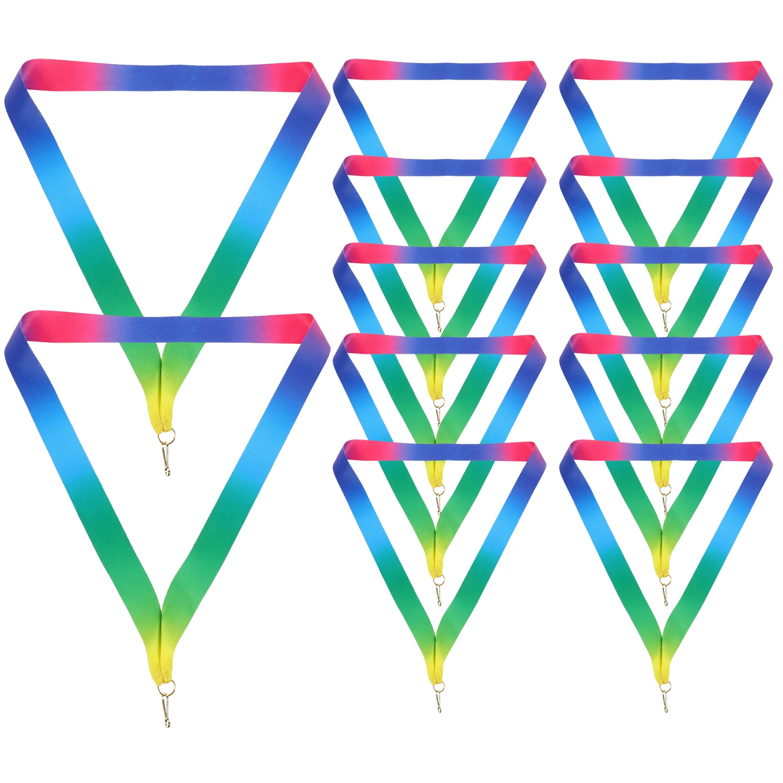 12 Pcs Hook Medal Strap Neck Ribbon Supply for Lanyards Sports Meeting with Clip Ribbons Award Accessories Competition Straps
12 Pcs Hook Medal Strap Neck Ribbon Supply for Lanyards Sports Meeting with Clip Ribbons Award Accessories Competition Straps