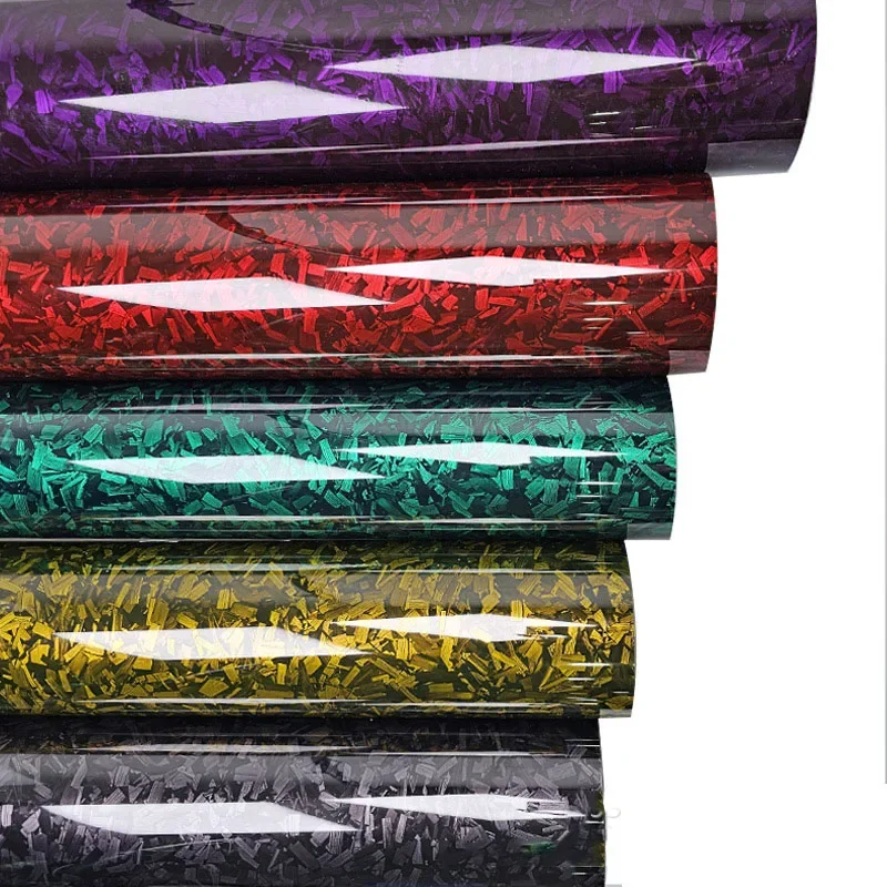 30*100cm Super Glossy PET Forged Carbon Vinyl Wrap Film Self Adhesive Car Body DIY Decal Wrapping Auto Accessories
30*100cm Super Glossy PET Forged Carbon Vinyl Wrap Film Self Adhesive Car Body DIY Decal Wrapping Auto Accessories