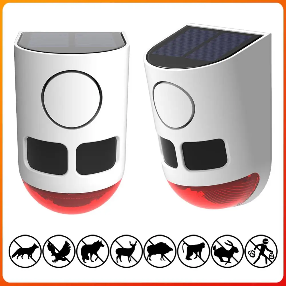 Солнечная уличная сигнализация с датчиком движения, стробоскопом и отпугивателем животных (звуковой) для двора, фермы, сада
Солнечная уличная сигнализация с датчиком движения, стробоскопом и отпугивателем животных (звуковой) для двора, фермы, сада