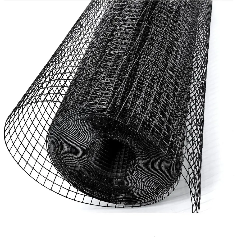Black Hardware Cloth 1/2 inch 48" x 100' 19 Gauge - Sturdy Vinyl Coated Welded Wire Mesh Roll or Reliable Garden Protection and
Black Hardware Cloth 1/2 inch 48" x 100' 19 Gauge - Sturdy Vinyl Coated Welded Wire Mesh Roll or Reliable Garden Protection and