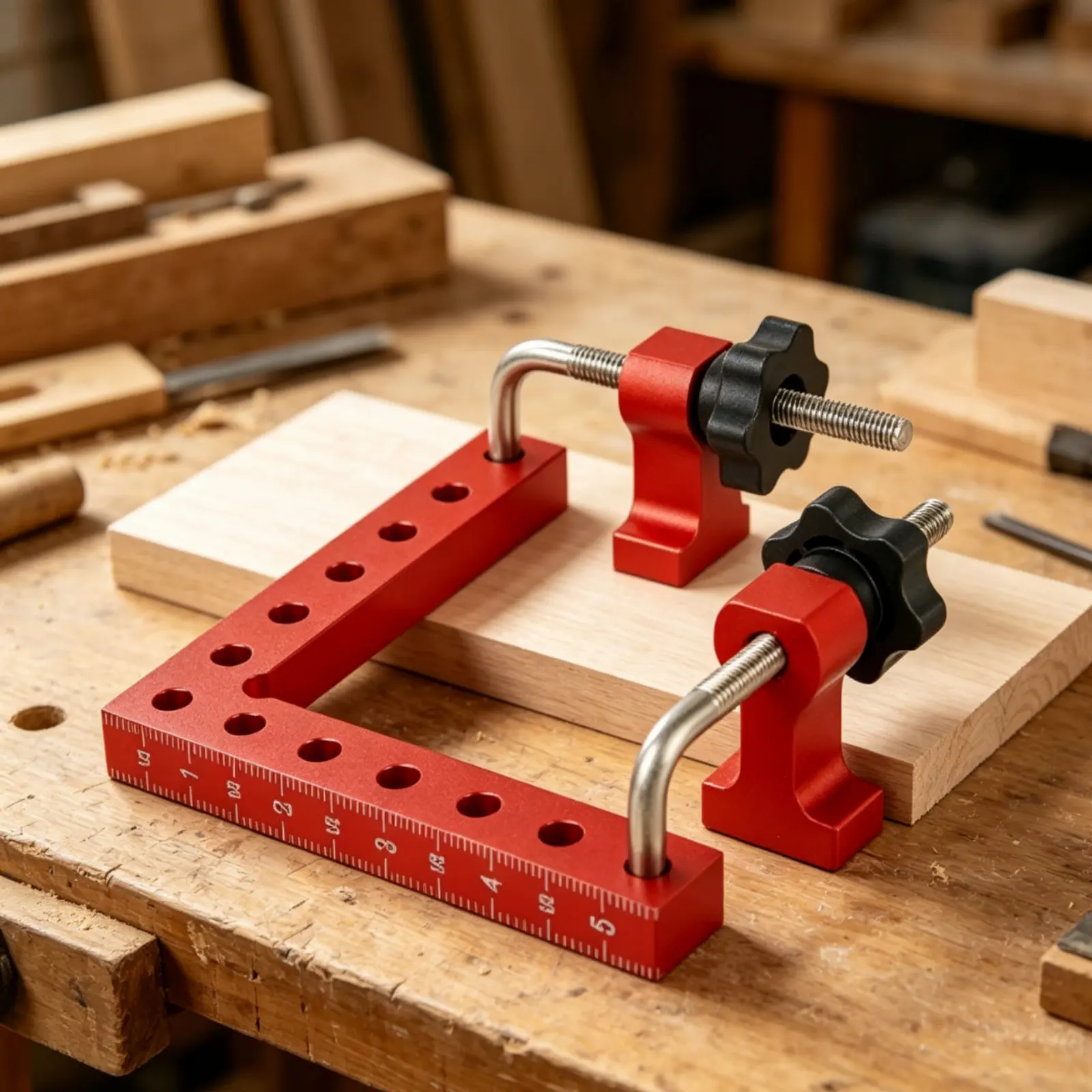 90 Degree Corner Clamp Aluminum Alloy 90 Degree Positioning Square Right Angle Clamping Jig Double Scale Hand Tool Clear
90 Degree Corner Clamp Aluminum Alloy 90 Degree Positioning Square Right Angle Clamping Jig Double Scale Hand Tool Clear