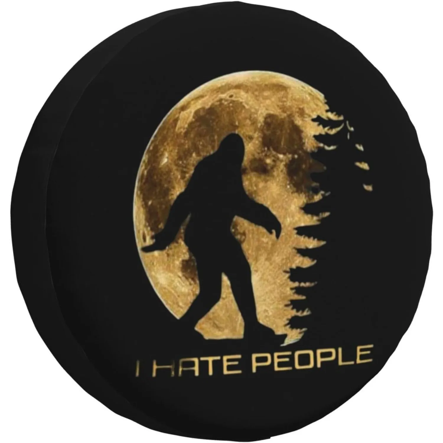 Bigfoot I Hate People Spare Tire Cover Weather Resistant Dust Protection Universal Fit
Bigfoot I Hate People Spare Tire Cover Weather Resistant Dust Protection Universal Fit