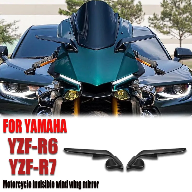 Motorcycle Mirrors For Yamaha YZFR7 YZFR6 2021-2023 2022 Stealth Mirror Sports Winglets Mirror Kit Adjustable Wind Wing Mirrors
Motorcycle Mirrors For Yamaha YZFR7 YZFR6 2021-2023 2022 Stealth Mirror Sports Winglets Mirror Kit Adjustable Wind Wing Mirrors