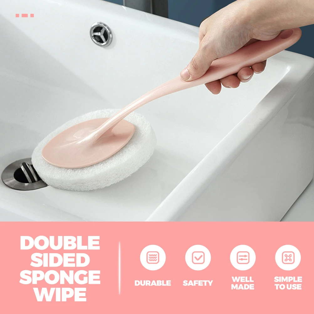 Long Handle Sponge Brush Kitchen Bathroom Cleaning Strong Decontamination Dishwashing Scouring Pad Detachable Brush
Long Handle Sponge Brush Kitchen Bathroom Cleaning Strong Decontamination Dishwashing Scouring Pad Detachable Brush