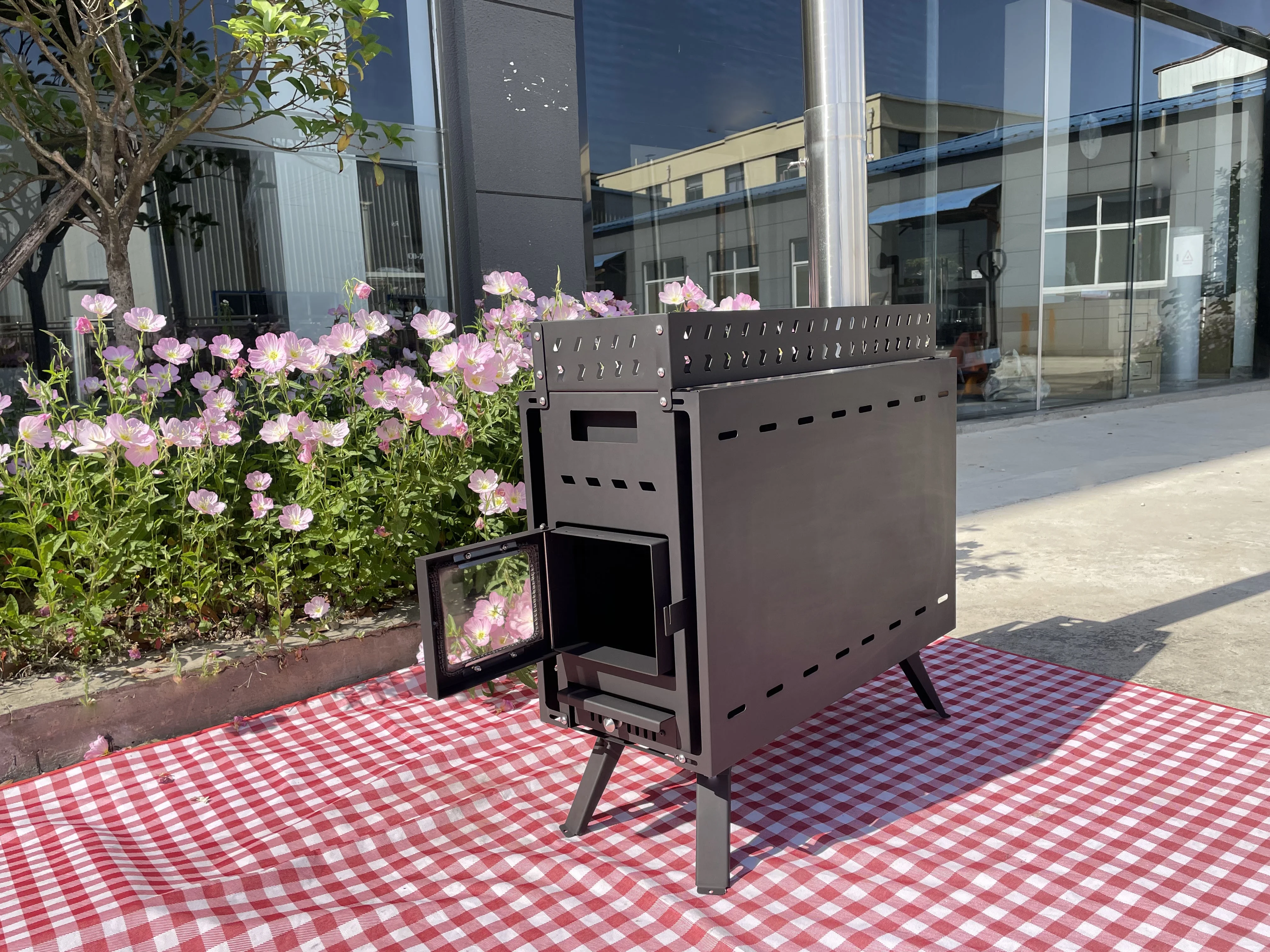 Factory Custom Portable Stainless Steel Wood Burning Tent Heater Lightweight 10L Outdoor Camping Stove Durable Net Zipper
Factory Custom Portable Stainless Steel Wood Burning Tent Heater Lightweight 10L Outdoor Camping Stove Durable Net Zipper